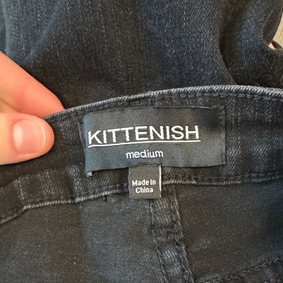 Kittenish- Classic Black Women's Jeans- size medium - Picture 4 of 5